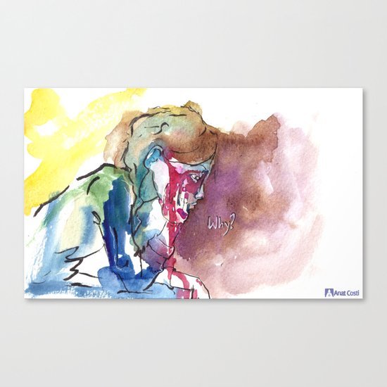 Why? Canvas Print