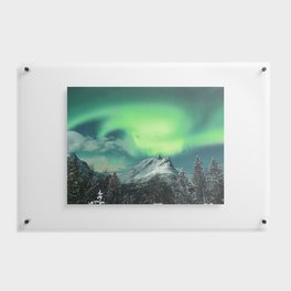 Northern Lights Floating Acrylic Print
