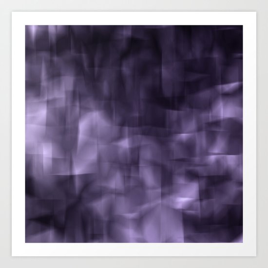 Purple abstract painting. Art Print