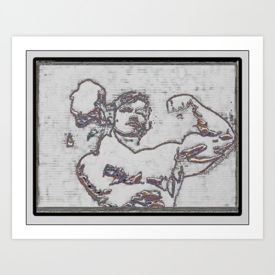 Muscle Art Print