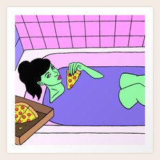 WEEKEND PLANS Art Print