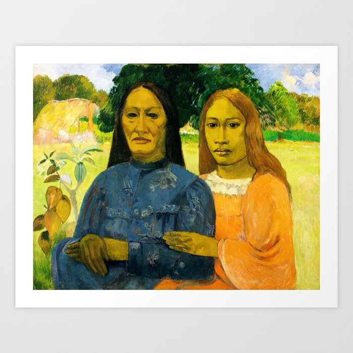 Paul Gauguin "Two Women" Art Print