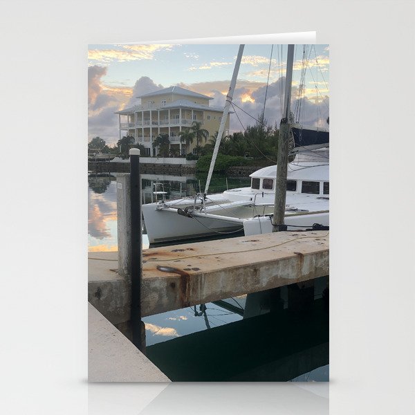 Sunrise over Grand Bahama Yacht Club! Stationery Cards