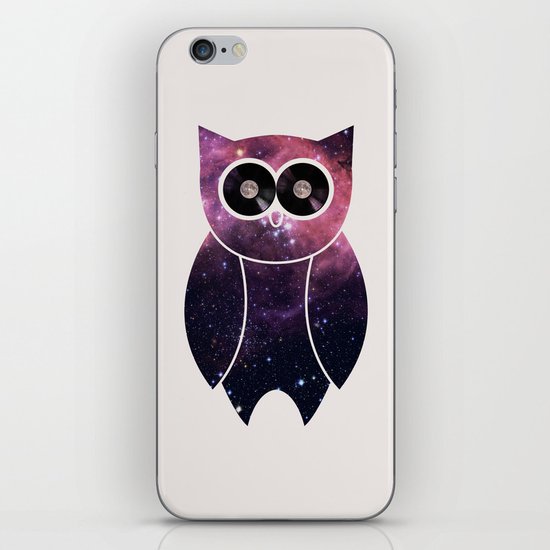 Owl Night Long iPhone & iPod Skin