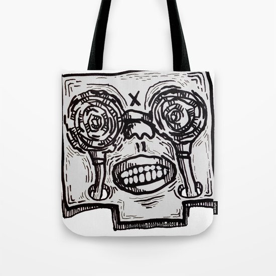 Mr. K descend into hell. Tote Bag