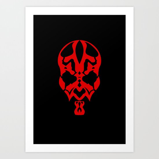 Hand of Rage (Darth Maul) Art Print