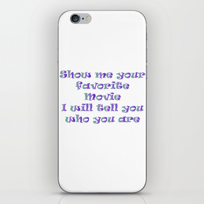 Funny Movie quotes iPhone Skin