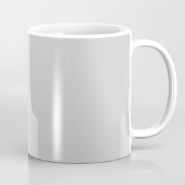 Light Icy Gray Grey Solid Color Pairs PPG Steely Gaze PPG0996-2 Mug