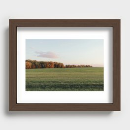 Winter Wheat Recessed Framed Print