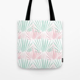 Minimalist Tropics Pattern Palm Leaf  Tote Bag