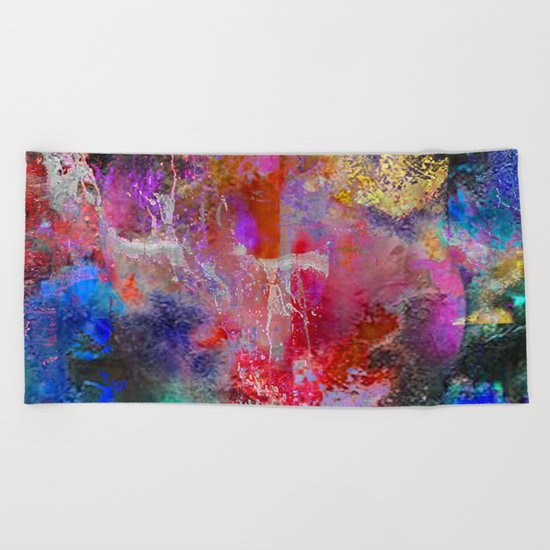 Faire abstraction 5 Beach Towel
