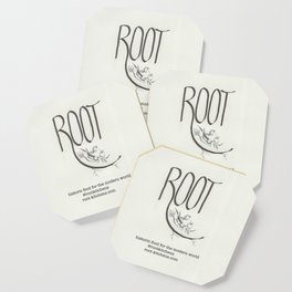 Root logo Coaster