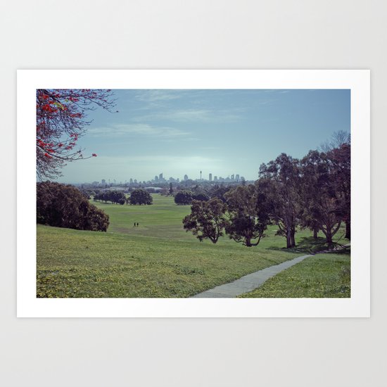 Sydney Skyline Art Print