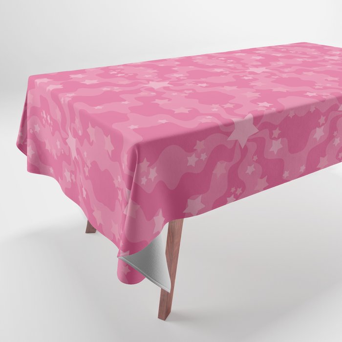 Sea of Stars in Pink children's room art Tablecloth