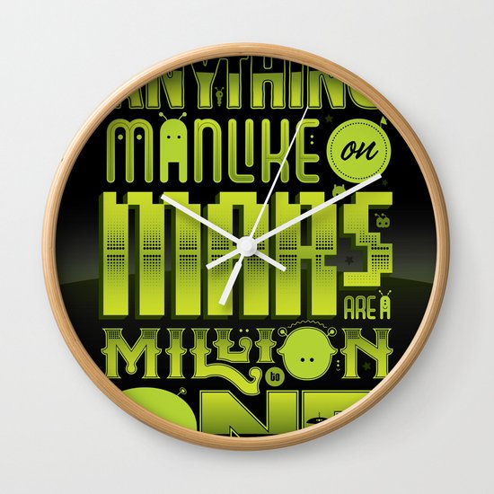 A Million To One Wall Clock