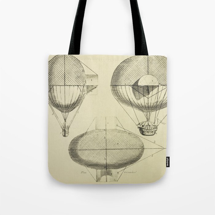Mathieu's Airship Project Tote Bag