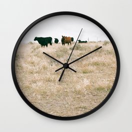 How Now Brown Cow Wall Clock