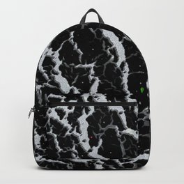 Cracked Space Lava - Glitter White Backpack