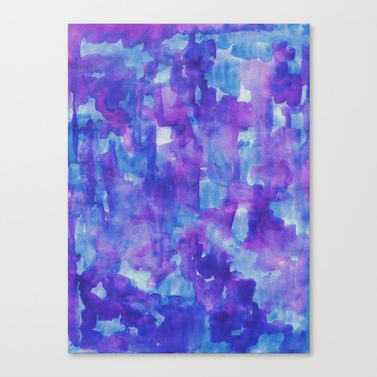 Blue & Purple Canvas Print