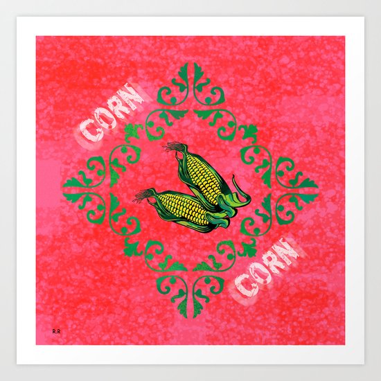 Corn Art Print