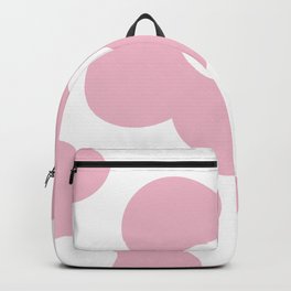 Soft baby pink abstract flowers Backpack