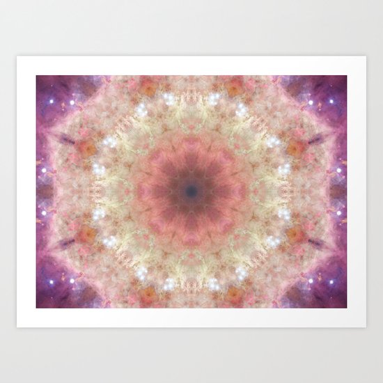 Space Mandala no8 Art Print