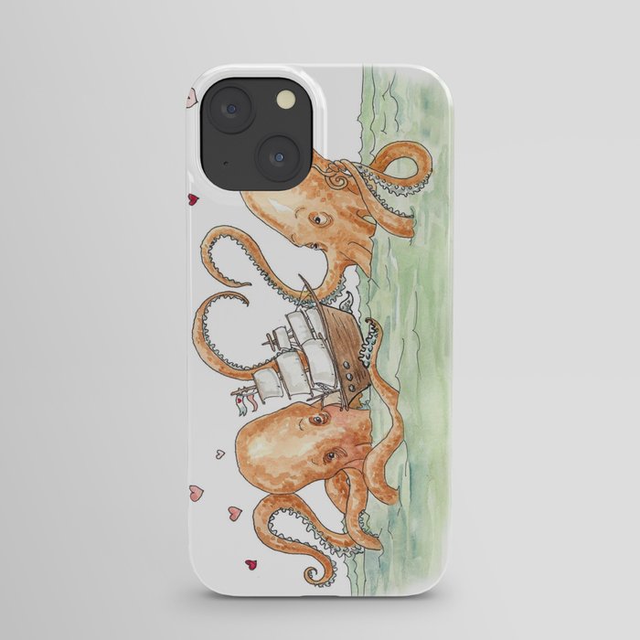 Octopus Valentine  iPhone Case