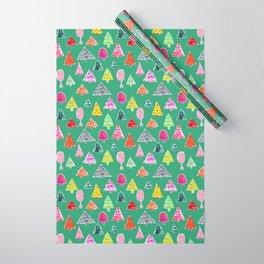 Christmas Trees (Green) Wrapping Paper
