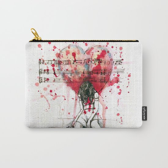 the song unheard Carry-All Pouch