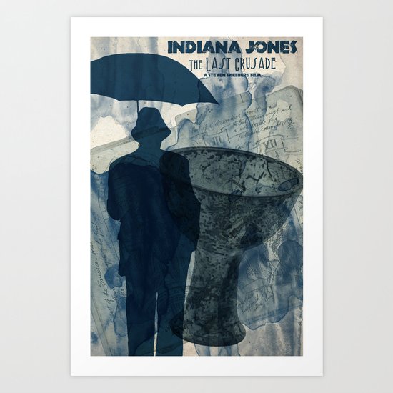 We named the dog Indiana... Art Print