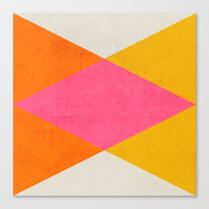 summer triangles Canvas Print
