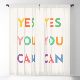 Yes You Can Blackout Curtain