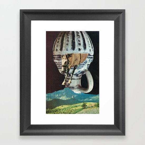 the great leap forward Framed Art Print