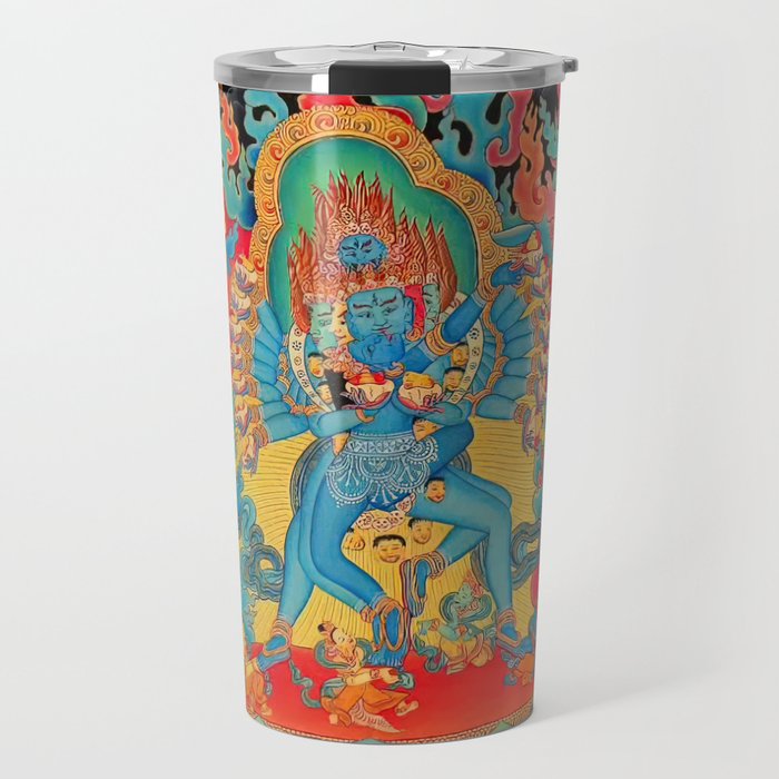 Hevajra Thangka Travel Mug