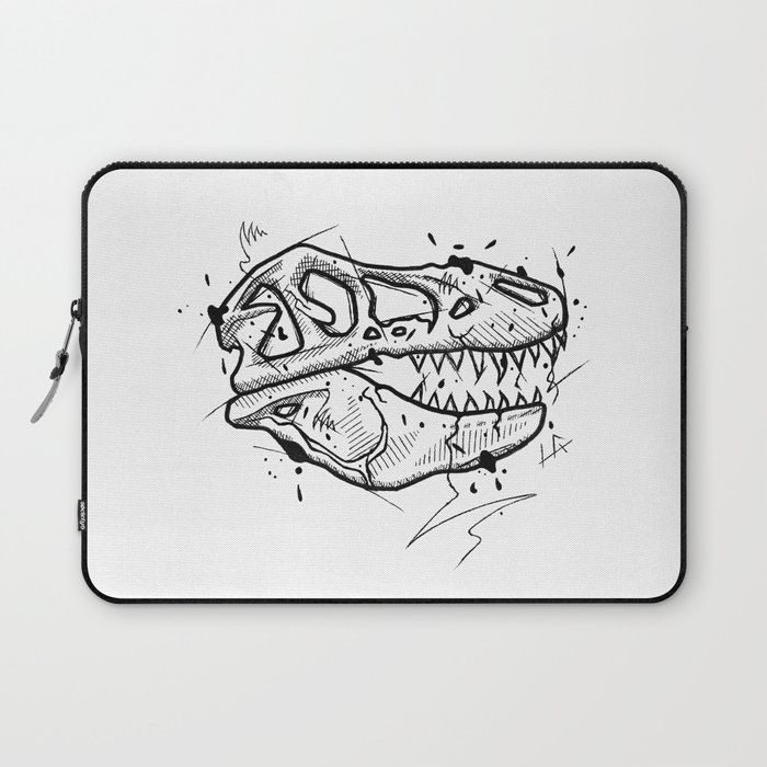 T Rex Skull Handmade Drawing Made In Pencil And Ink Tattoo
