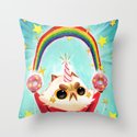 Donut Power! Throw Pillow by chopsticksroad | Society6
