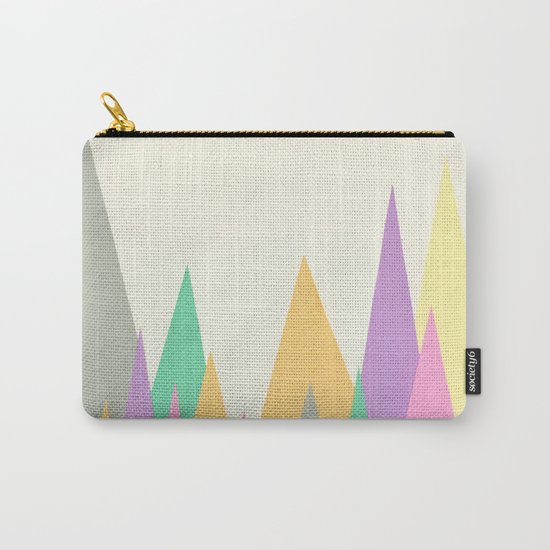 Pastel Peaks Carry-All Pouch