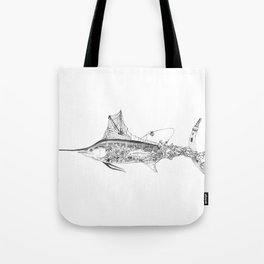 Fisherman Marlin Tote Bag