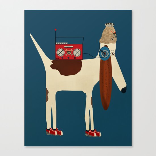 bootleg beagle Canvas Print