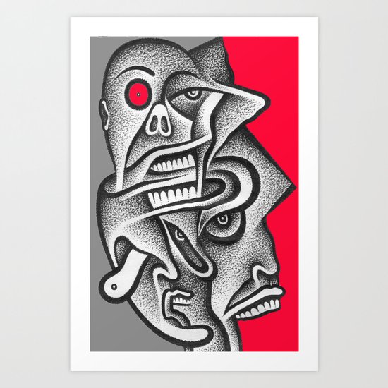 Schism Art Print