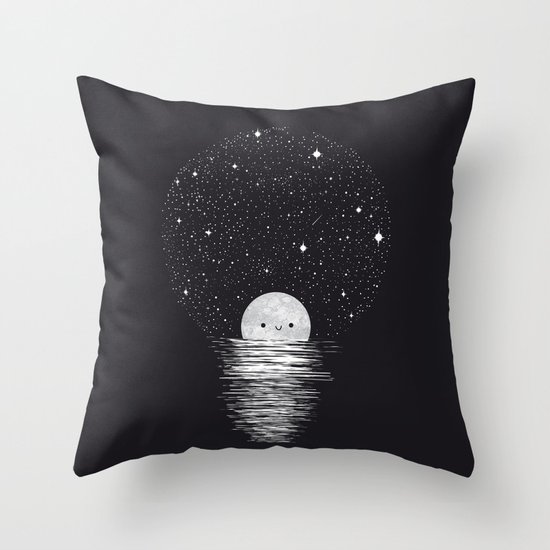 Natural light Throw Pillow