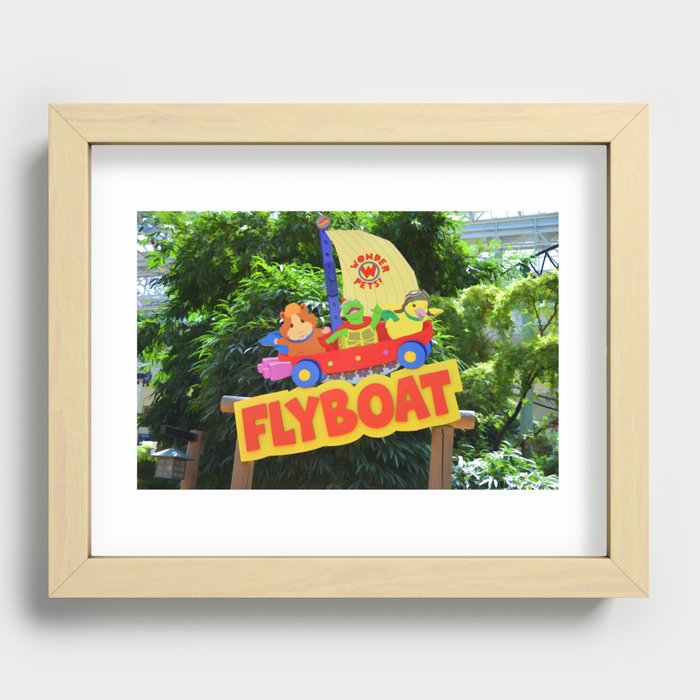 Wonderpets Flyboat Recessed Framed Print