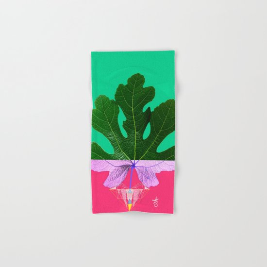 Fig Leaf Diamond Christmas - Other Half and Half Hand & Bath Towel