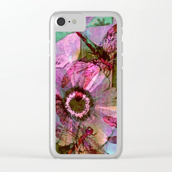 Dragonflies in a Dream Clear iPhone Case