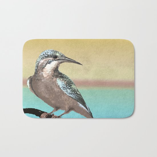 A Kingfisher Dawn Bath Mat