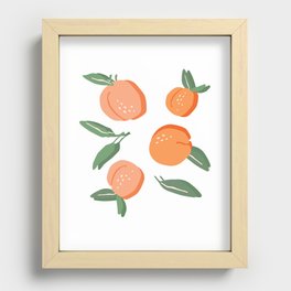 Call me by your peach Recessed Framed Print