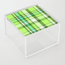 Plaid // Lime Acrylic Box