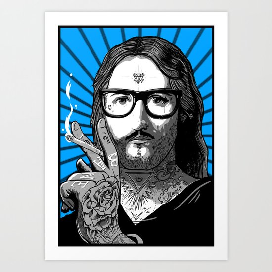 Jesus Bane #02 Art Print