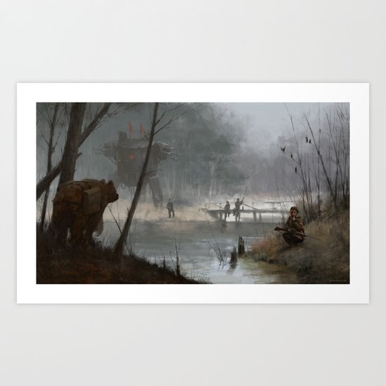revolution can wait Art Print
