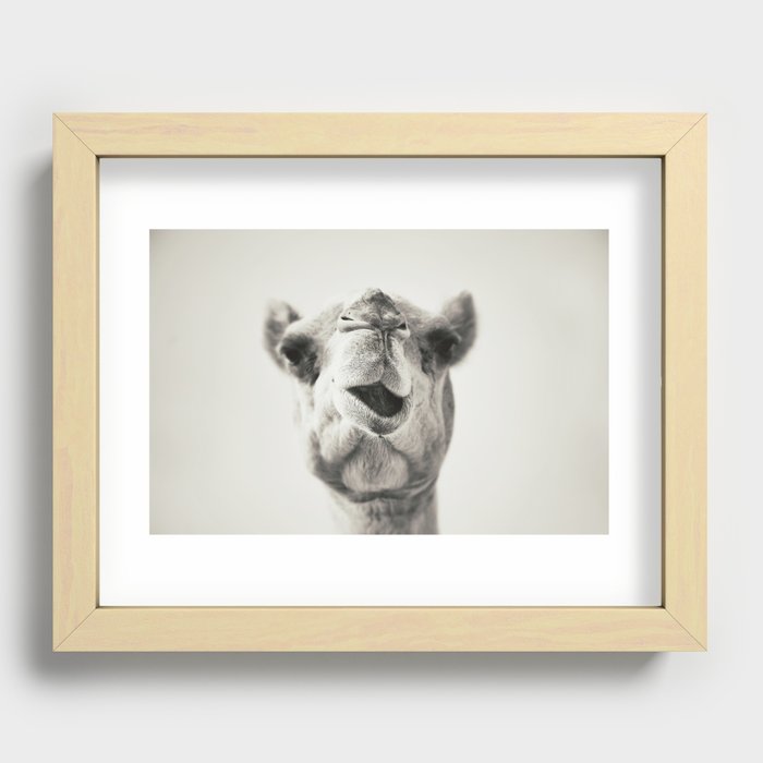 Camel Recessed Framed Print